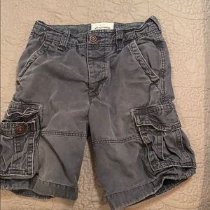 Abercrombie kids navy cargo shorts